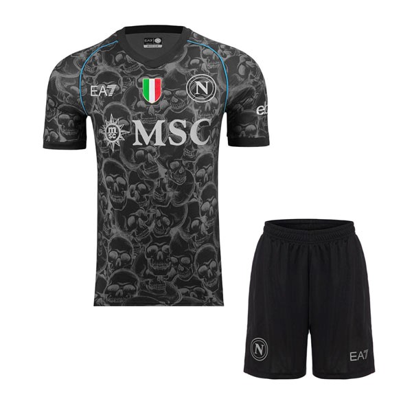 Camiseta Napoli Halloween Edition Niño 2023 2024